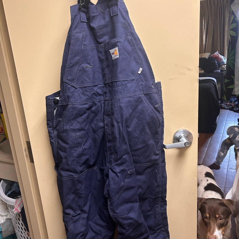Carhartt Dark Blue Work Overalls